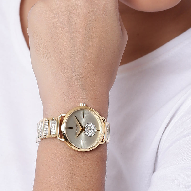 Relógio Michael Kors Portia Dourado MK4602
