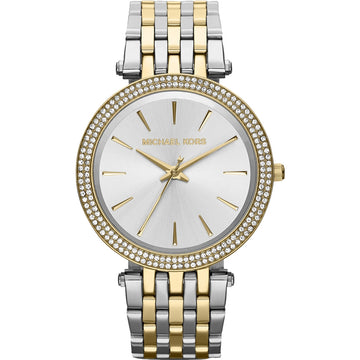 Relógio Michael Kors Darci Dourado Prata MK3215