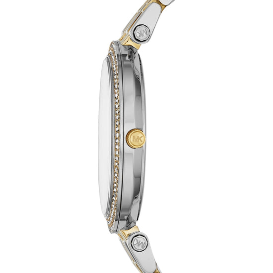 Relógio Michael Kors Darci Dourado Prata MK3215