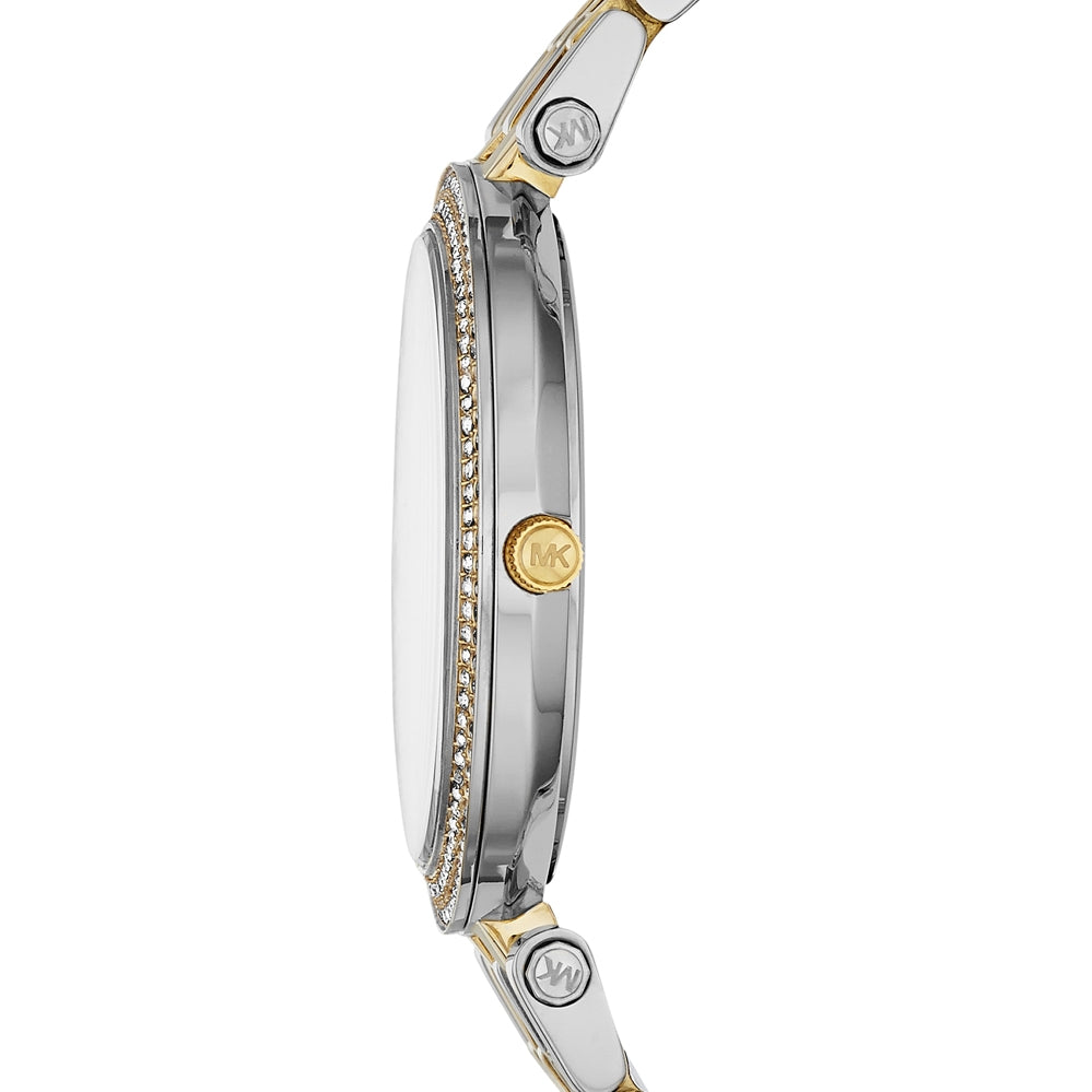 Relógio Michael Kors Darci Dourado Prata MK3215