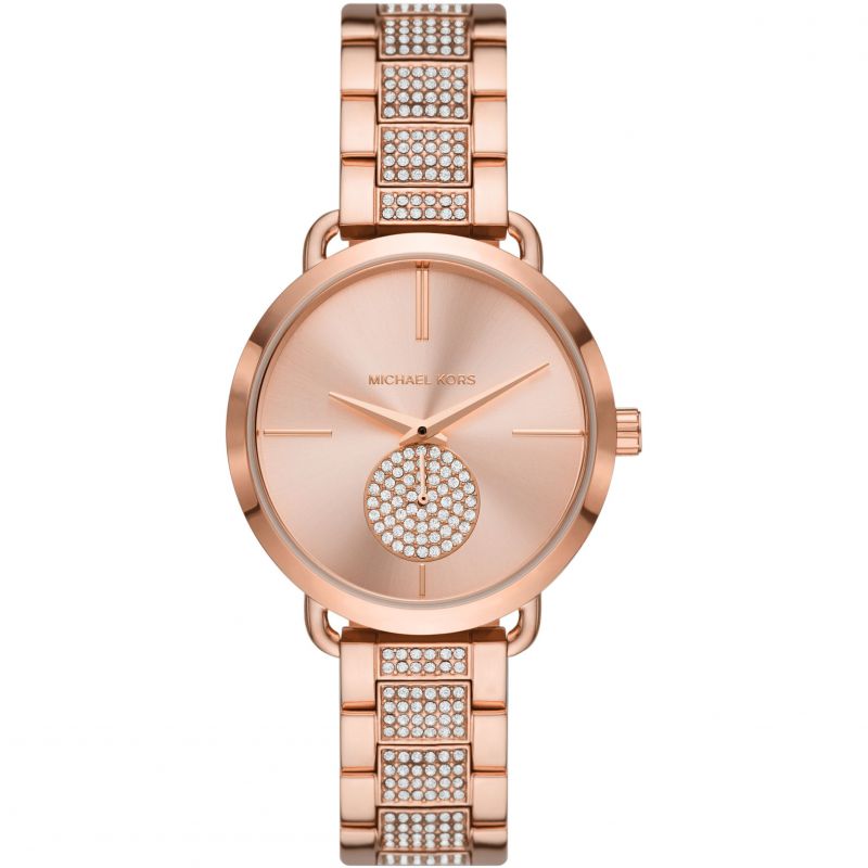 Relógio Michael Kors Portia Rosa Gold MK4598