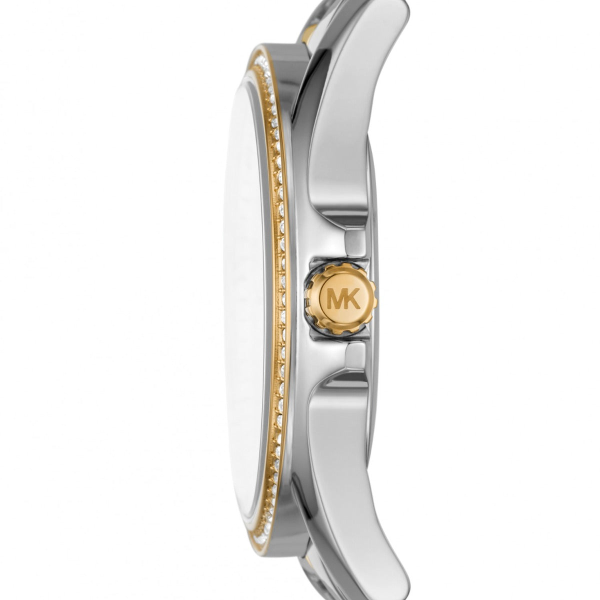 Relógio Michael Kors Kaycie Pavé Dourado Prata - MK6931