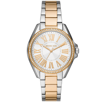 Relógio Michael Kors Kaycie Pavé Dourado Prata - MK6931