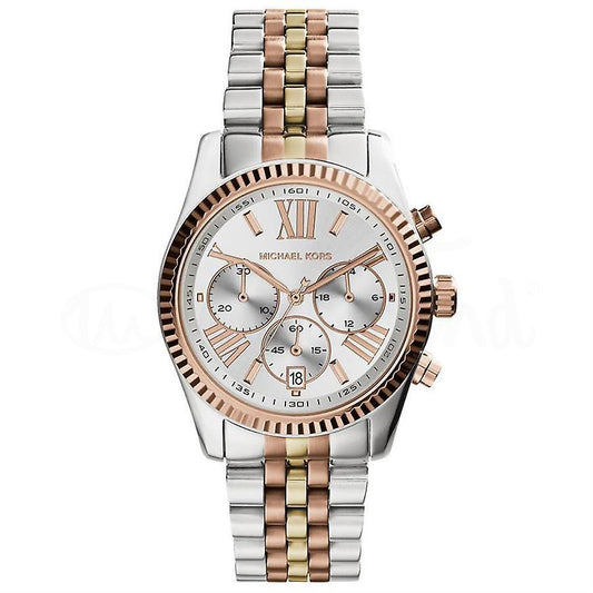 Relógio Michael Kors Lexington Tri Tone MK5735