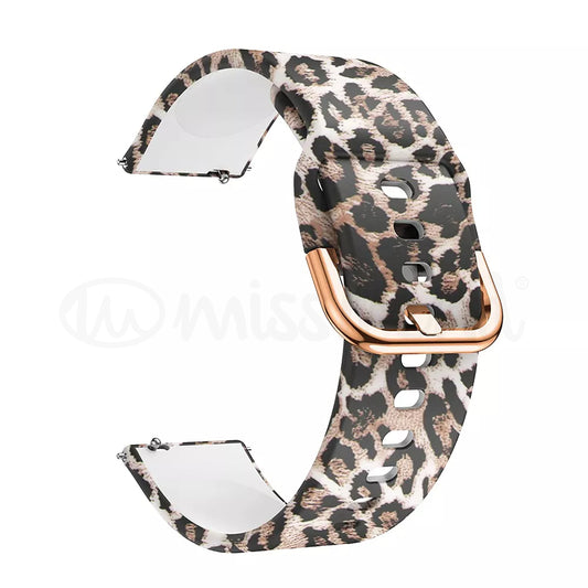 Bracelete em silicone 20mm padrão  tigresa