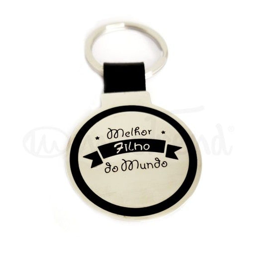 Porta chaves melhor filho do mundo em aço