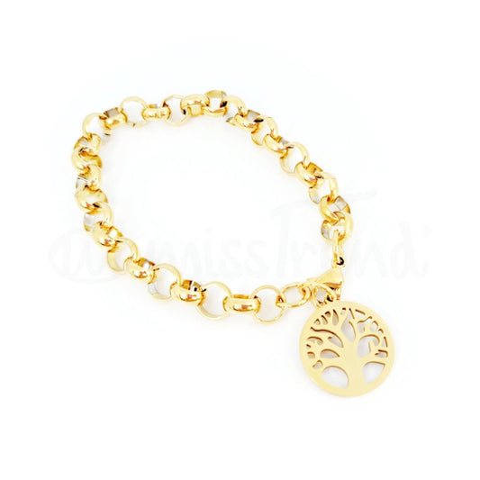 Pulseira Corrente com Pendente Árvore da Vida