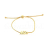 Pulseira mãe em aço dourada