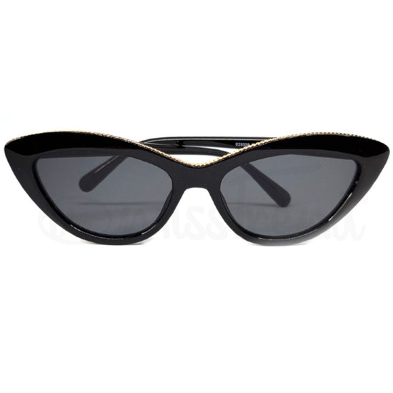 óculos dazzle cat eyes preto