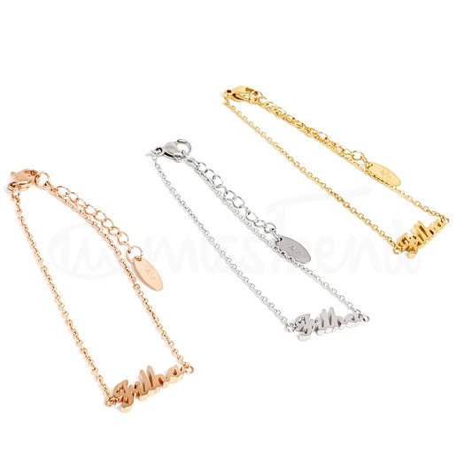 Pulseira Filha em aço 