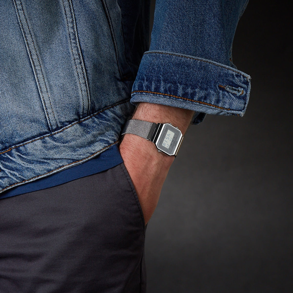 Relógio Casio Vintage Iconic Prateado A700WEM-7AEF