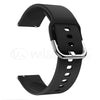 Bracelete em silicone com fivela 20mm para smartwatch 