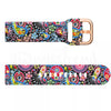 Bracelete em silicone 20mm tribal