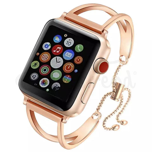 Bracelete em aço inoxidável 42mm para smartwatch apple
