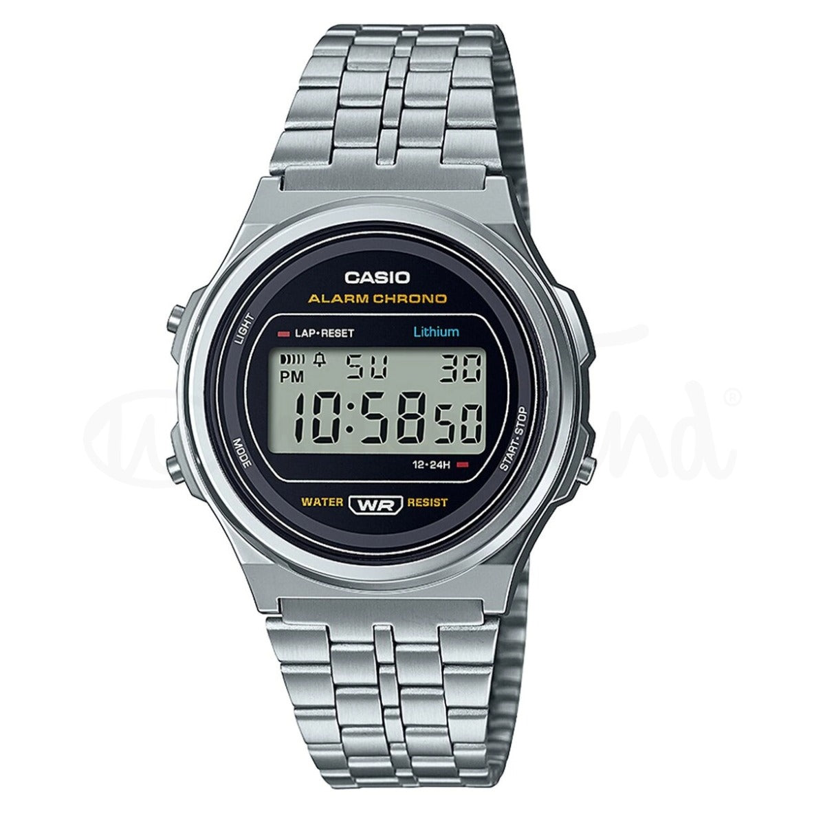 Relógio Casio Vintage Round Prateado A171WE-1AEF