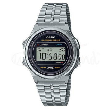 Relógio Casio Vintage Round Prateado A171WE-1AEF