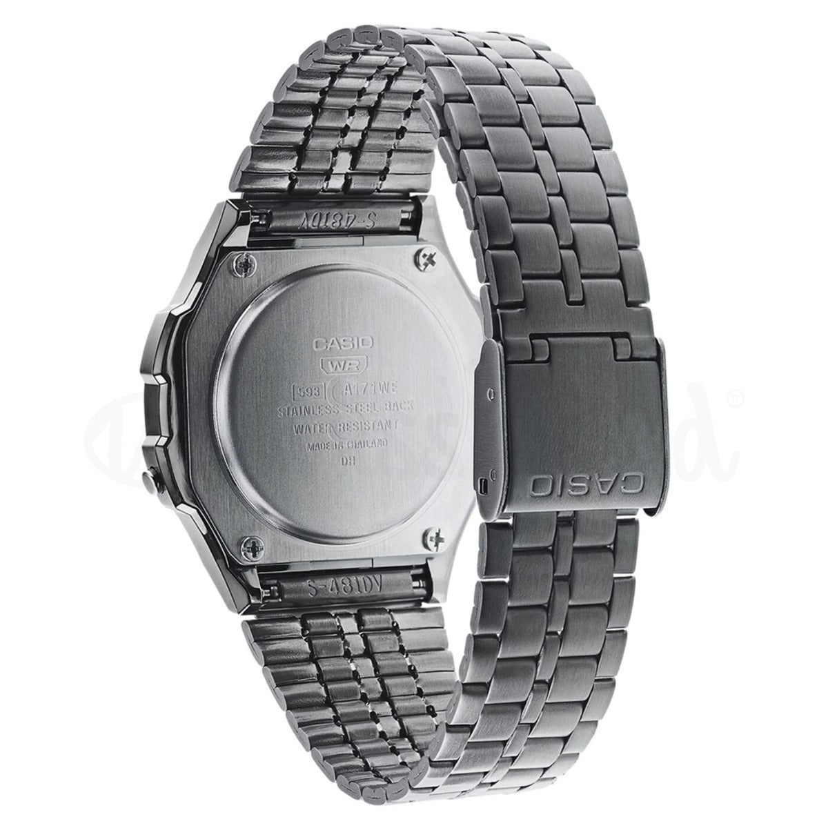 Relógio Casio Vintage Round Cinza Escuro A171WEGG-1AEF