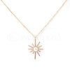 Colar Spiky em aço dourado