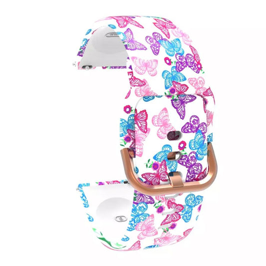 Bracelete em Silicone - Borboletas