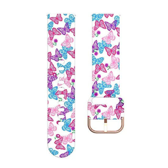 Bracelete em Silicone - Borboletas