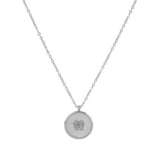 Colar Ajustável com Pendente Meninas/Meninos em Aço