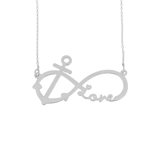 Colar Infinity Love em Prata S925