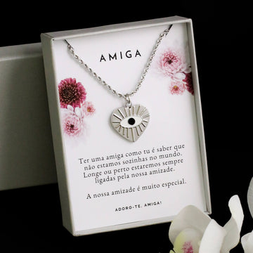 Colar com Mensagem para Amiga