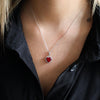 Colar Red Heart Semi Joia