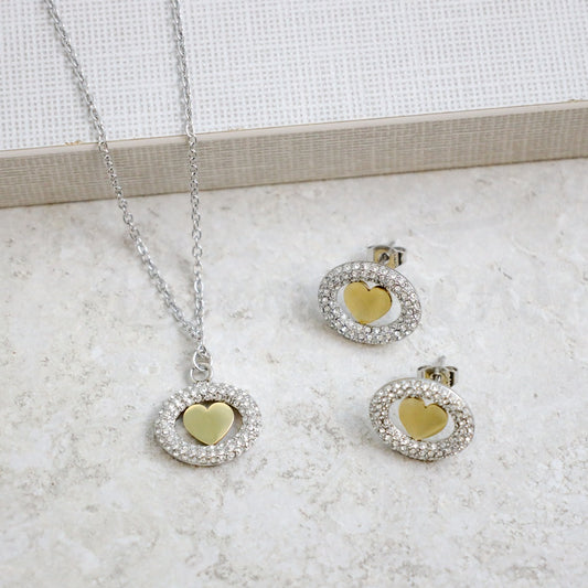 Conjunto Merylin em Aço - 3 peças