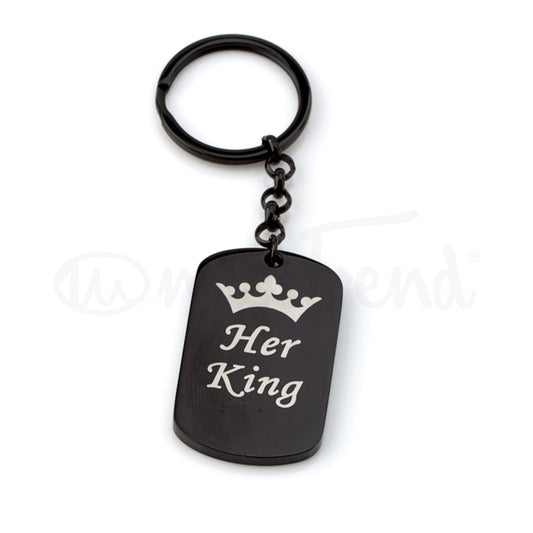 Porta chaves em aço her king