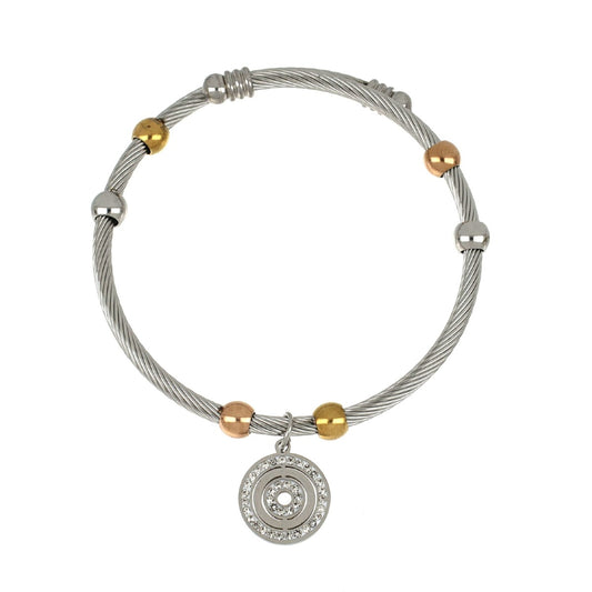Pulseira Argola Tara em Aço