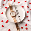 Relógio Amo-te Elegance em Aço + Oferta Pulseira