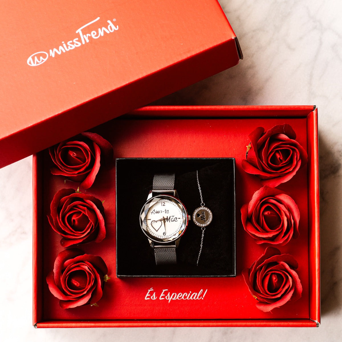 Conjunto Mãe és Especial c/Rosas Perfumadas