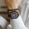 Relógio curren leather s azul