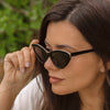 Óculos dazzle cat eyes