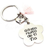 Porta chaves gosto muito de ti tia 