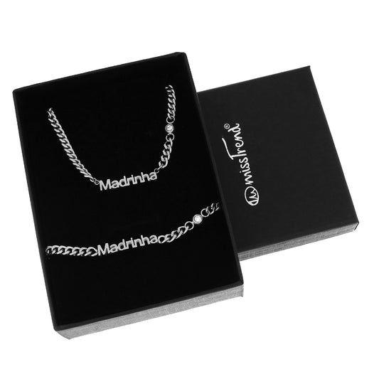 Coleção Madrinha Diamond em Aço