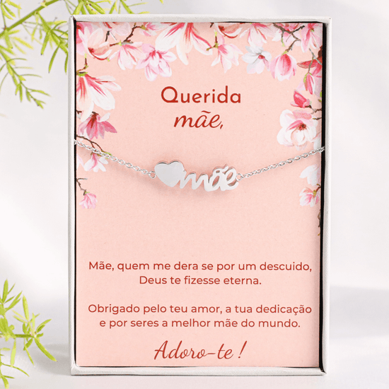 Pulseira com Mensagem Querida Mãe