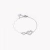 Pulseira Diamond Heart c/Zircônias em Aço