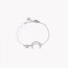 Pulseira Diamond Moon c/Zircônias em Aço