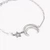 Pulseira Diamond Moon c/Zircônias em Aço