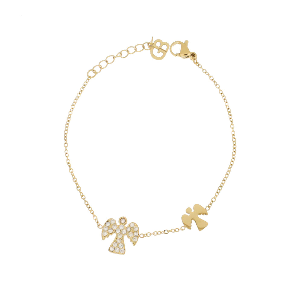 Pulseira Guardian c/ Zircônias em Aço