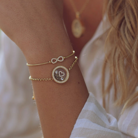 Pulseira Mãe Núcleo em Aço