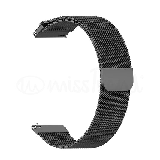 Bracelete 20mm aço magnética para smartwatch