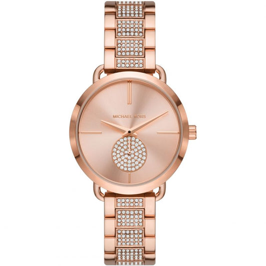 Relógio Michael Kors Portia Rosa Gold MK4598