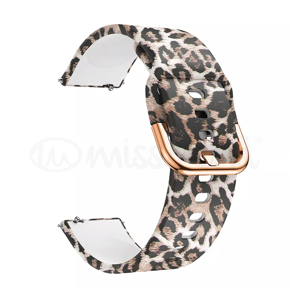 Bracelete em silicone 20mm padrão  tigresa