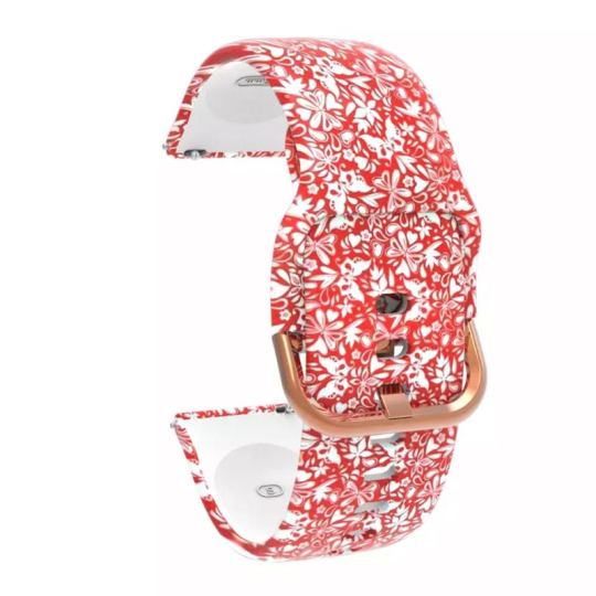 Bracelete em Silicone - Red Butterfly