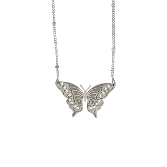 Colar Butterfly em Prata S925